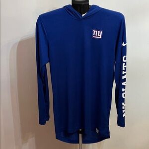 NWT NFL Nike NY Giants Long Sleeve T-Shirt Hoodie